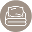 Bed linen, pillows, blankets and bathroom towel sets